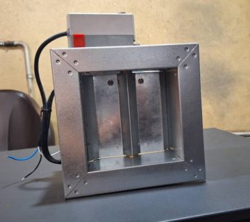 تولید و فروش دمپر گرد موتوری