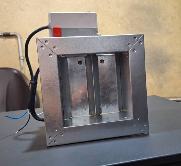 تولید و فروش دمپر گرد موتوری