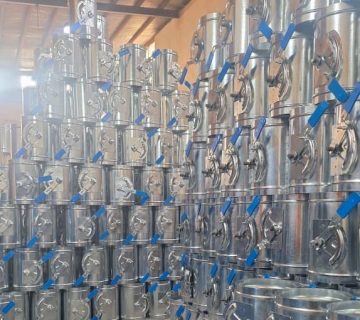 تولید و فروش دمپر گرد دستی