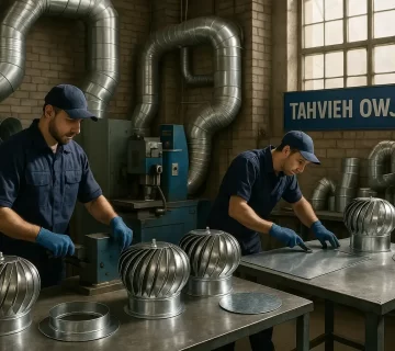 تولید کننده کلاهک دودکش پره ای